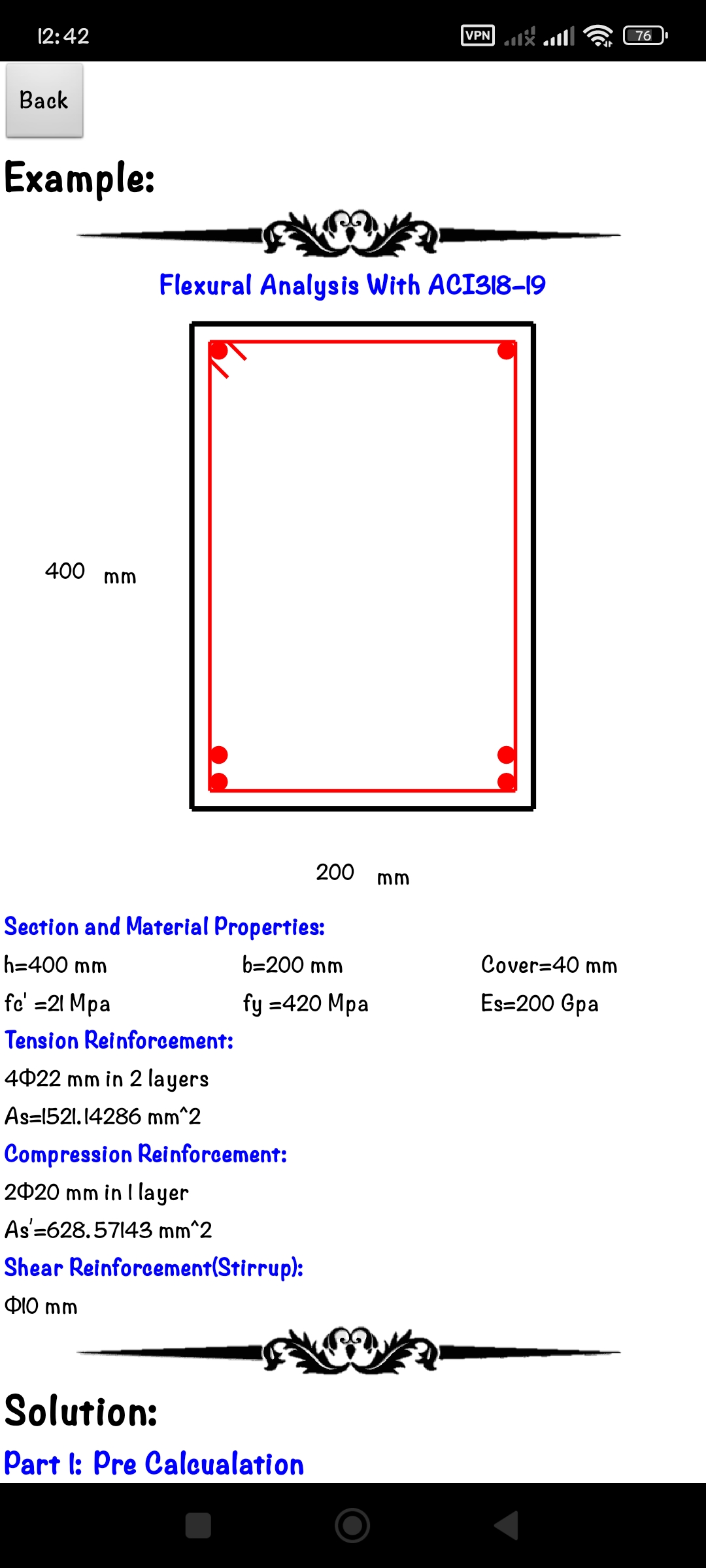 RC beam analysis 11
